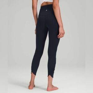 Lululemon Align High-Rise Ruched Waist Pant 25" True Navy - Size 4